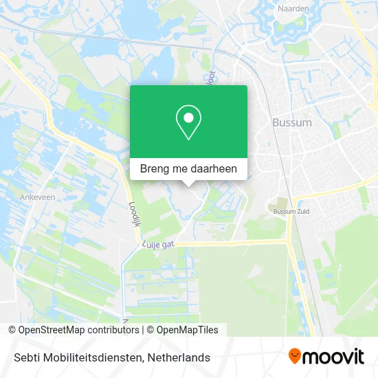 Sebti Mobiliteitsdiensten kaart