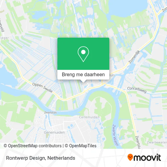 Rontwerp Design kaart