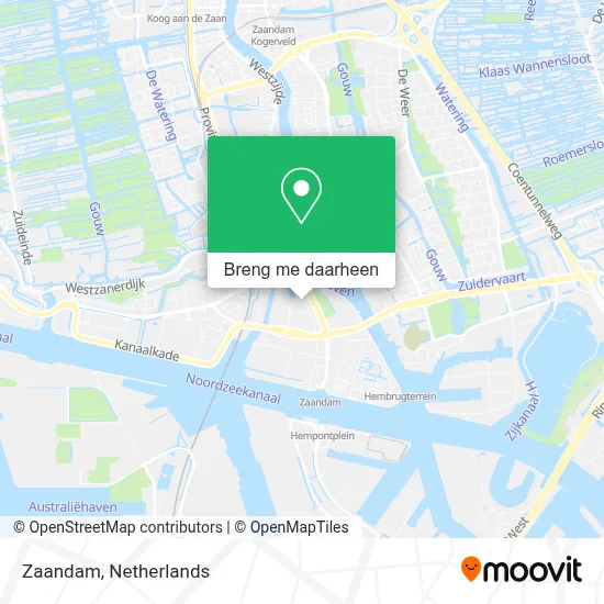 Zaandam kaart