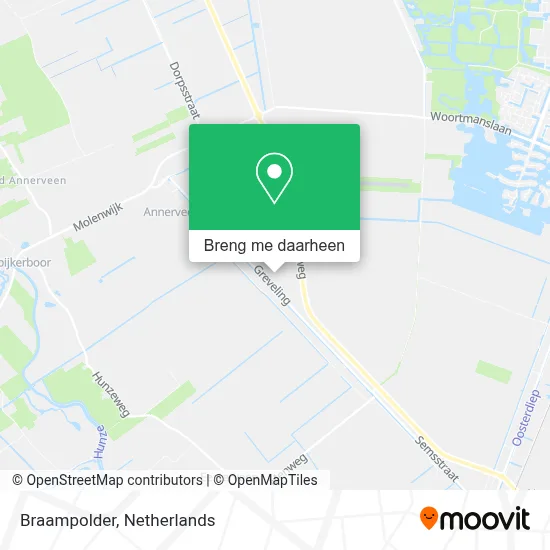 Braampolder kaart
