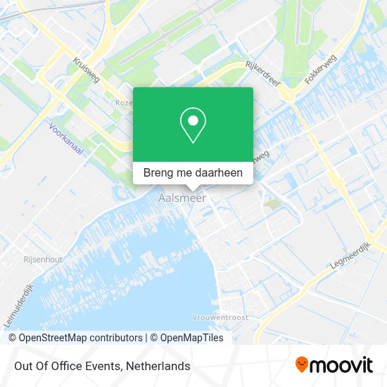 Out Of Office Events kaart