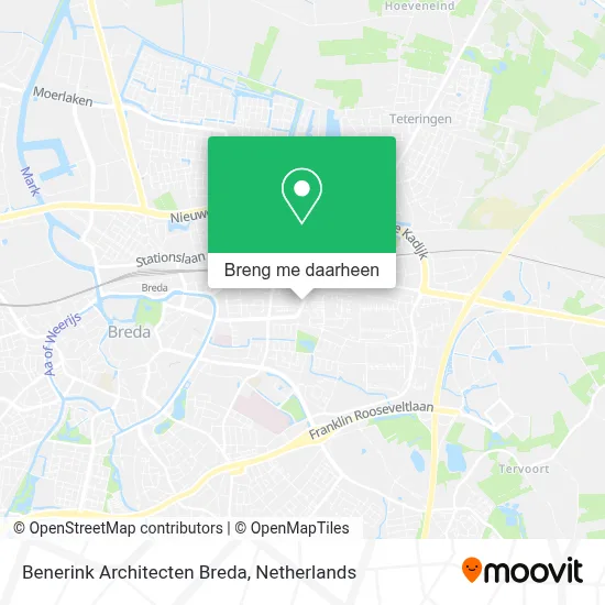 Benerink Architecten Breda kaart