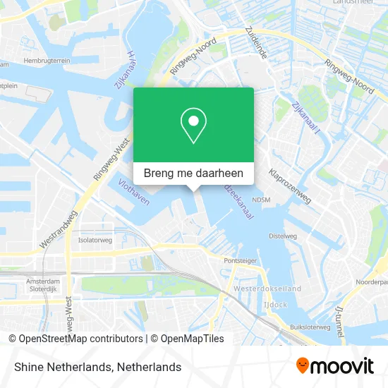 Shine Netherlands kaart