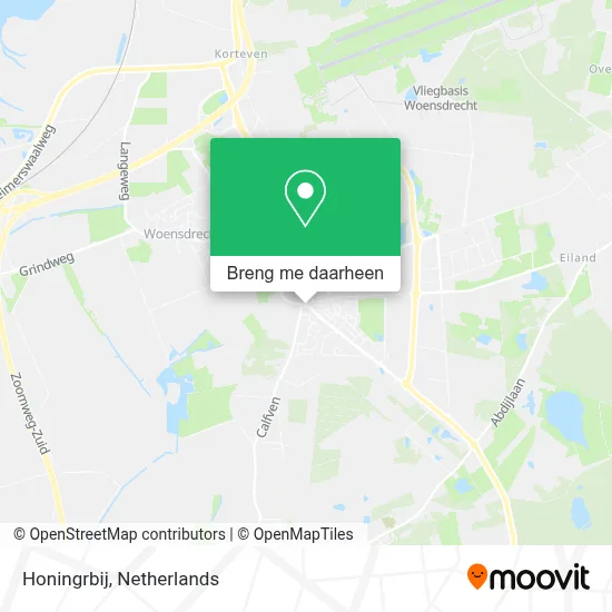 Honingrbij kaart