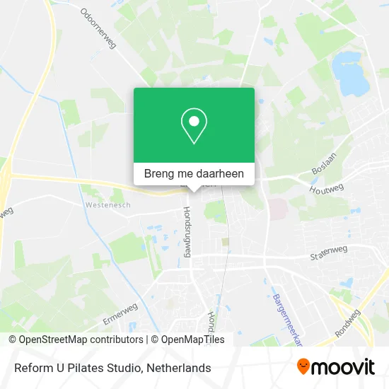 Reform U Pilates Studio kaart