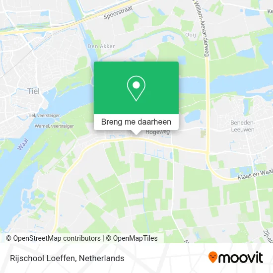 Rijschool Loeffen kaart