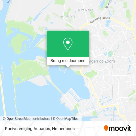 Roeivereniging Aquarius kaart