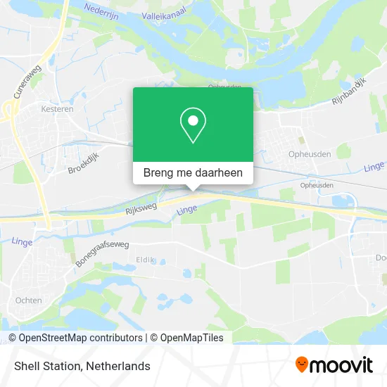 Shell Station kaart