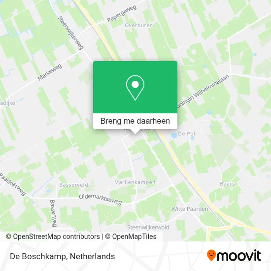 De Boschkamp kaart