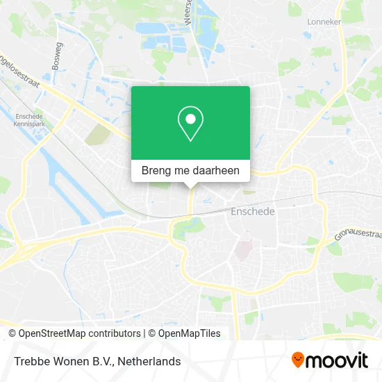 Trebbe Wonen B.V. kaart