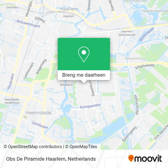 Obs De Piramide Haarlem kaart