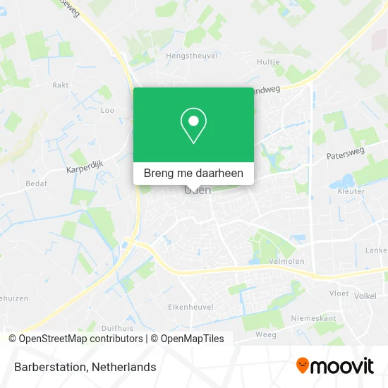Barberstation kaart