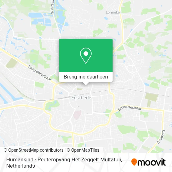 Humankind - Peuteropvang Het Zeggelt Multatuli kaart
