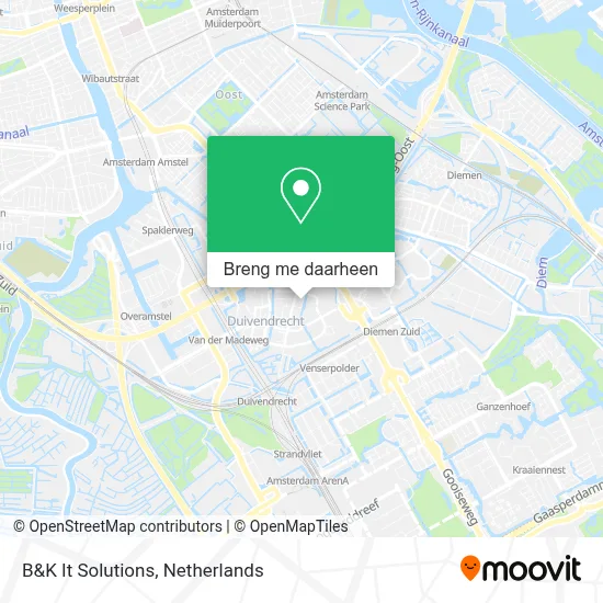 B&K It Solutions kaart