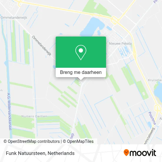 Funk Natuursteen kaart