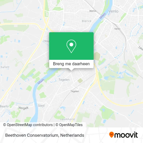 Beethoven Conservatorium kaart
