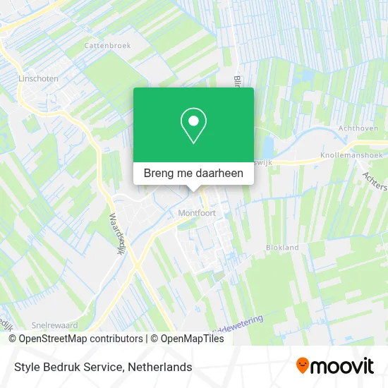 Style Bedruk Service kaart