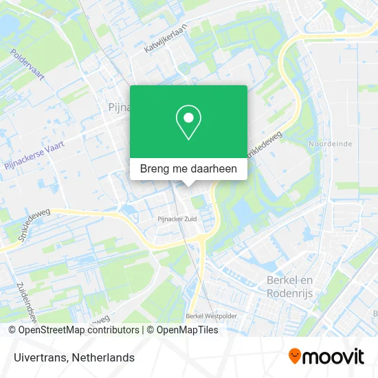 Uivertrans kaart