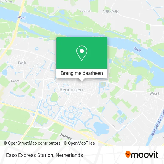 Esso Express Station kaart