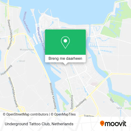 Underground Tattoo Club kaart