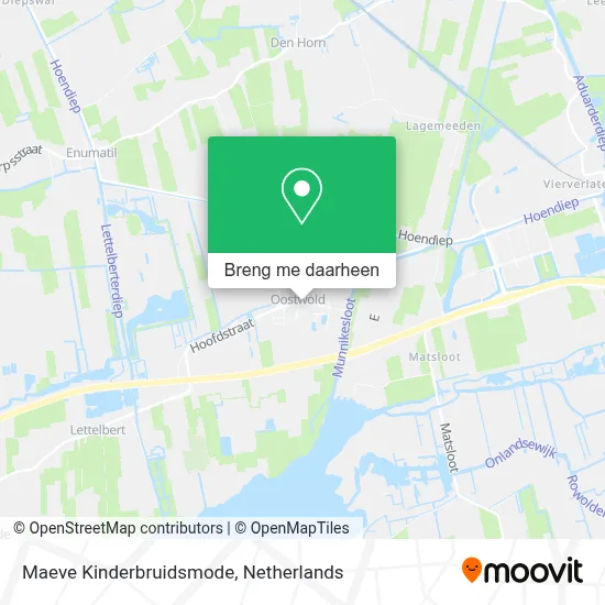 Maeve Kinderbruidsmode kaart
