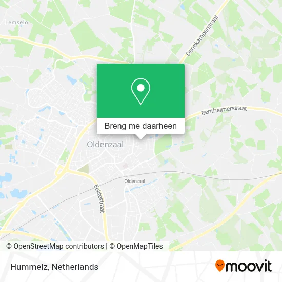 Hummelz kaart