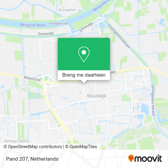Pand 207 kaart
