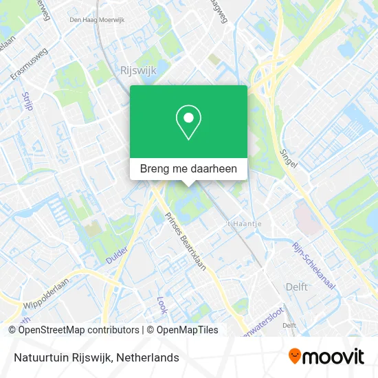 Natuurtuin Rijswijk kaart