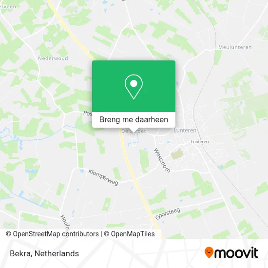 Bekra kaart