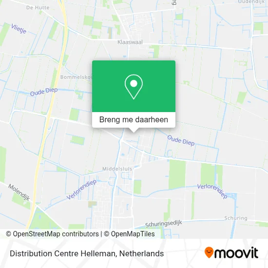 Distribution Centre Helleman kaart