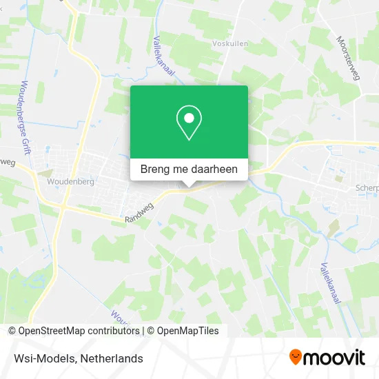 Wsi-Models kaart