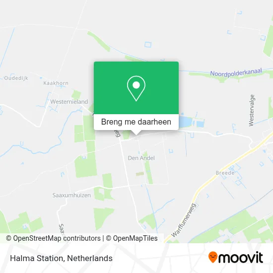 Halma Station kaart