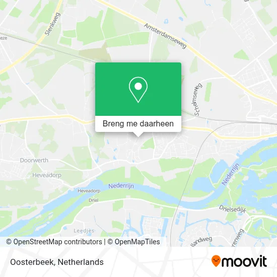 Oosterbeek kaart