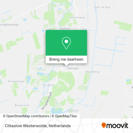 Cittaslow Westerwolde kaart