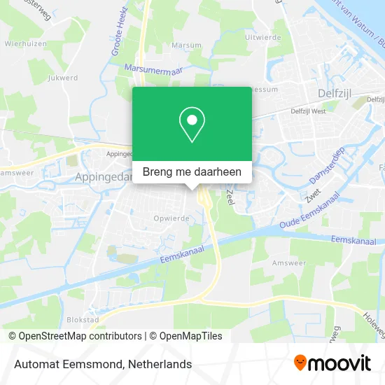 Automat Eemsmond kaart