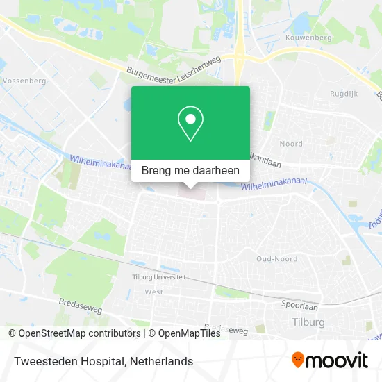 Tweesteden Hospital kaart