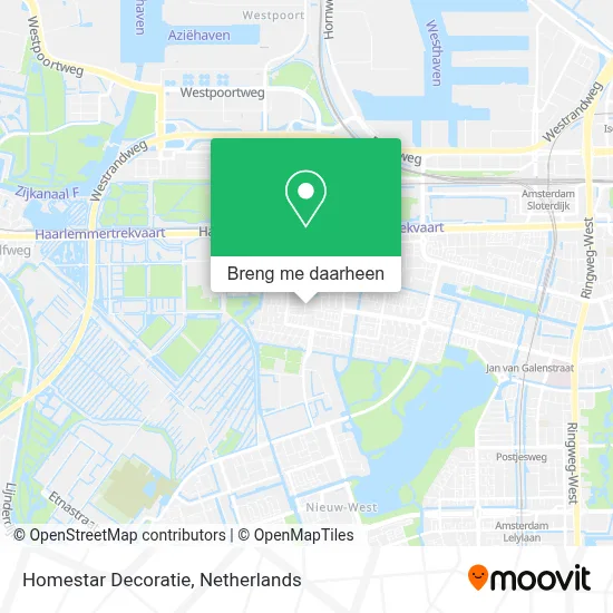 Homestar Decoratie kaart