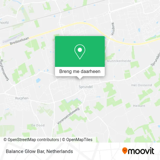 Balance Glow Bar kaart