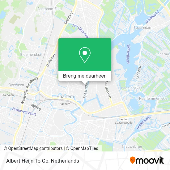 Albert Heijn To Go kaart
