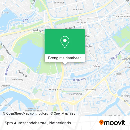 Spm Autoschadeherstel kaart