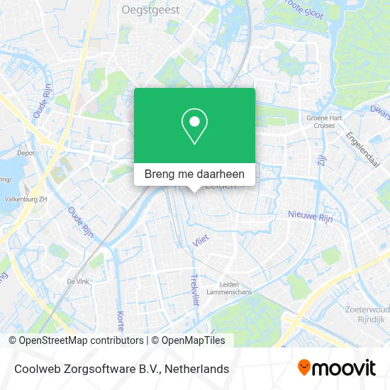 Coolweb Zorgsoftware B.V. kaart