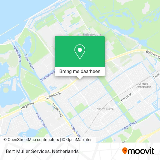 Bert Muller Services kaart