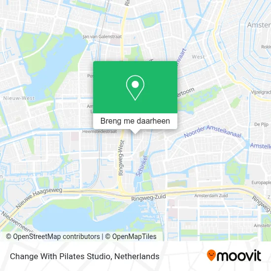 Change With Pilates Studio kaart