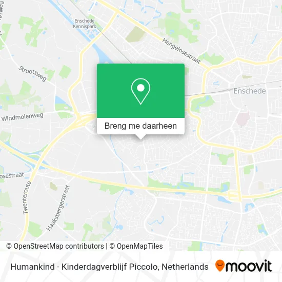 Humankind - Kinderdagverblijf Piccolo kaart