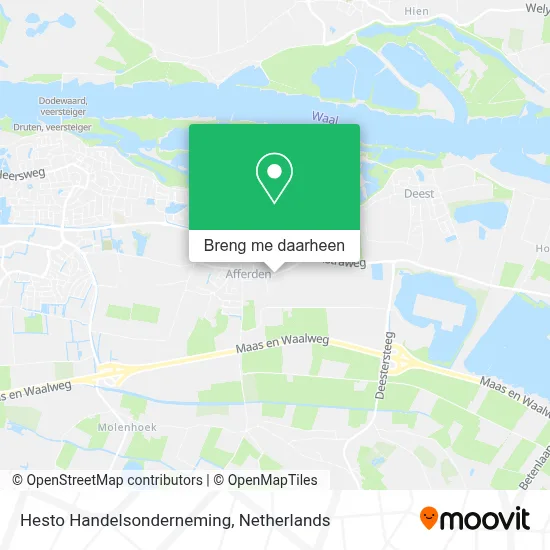 Hesto Handelsonderneming kaart