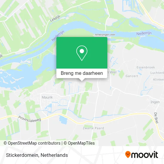 Stickerdomein kaart