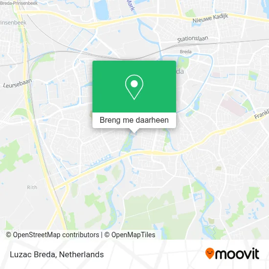 Luzac Breda kaart