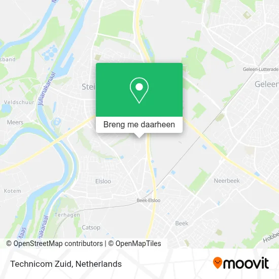 Technicom Zuid kaart