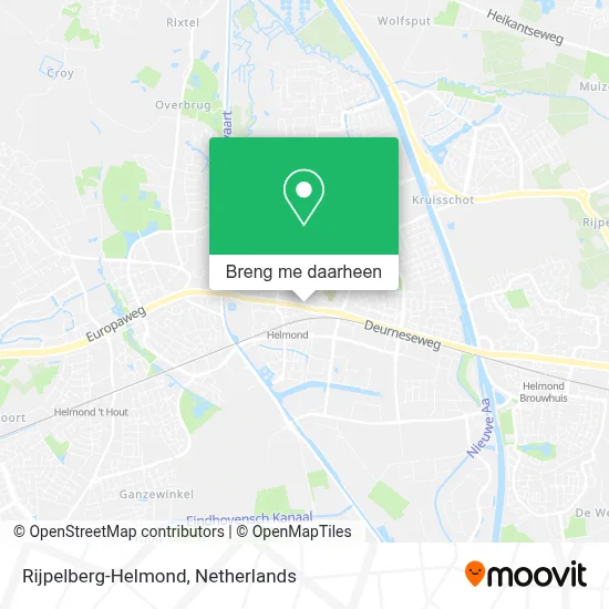 Rijpelberg-Helmond kaart