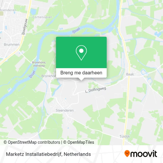 Marketz Installatiebedrijf kaart